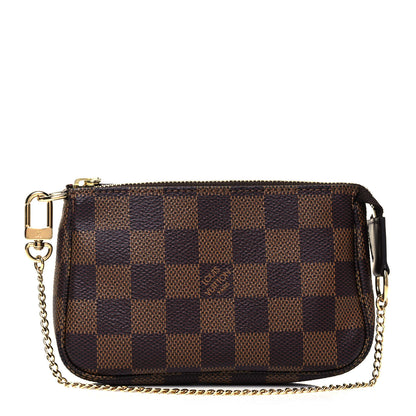 Louis Vuitton Damier Ebene Mini Pochette Accessories 1 of 10