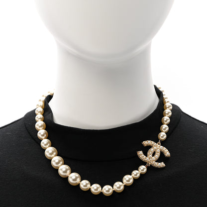 Chanel Pearl CC 100th Anniversary Necklace Light Gold 2 of 6