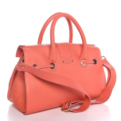 Jimmy Choo Calfskin Large Rosalie Coral 4 of 7