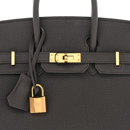 Hermes Togo Birkin 25 Etain 8 of 10