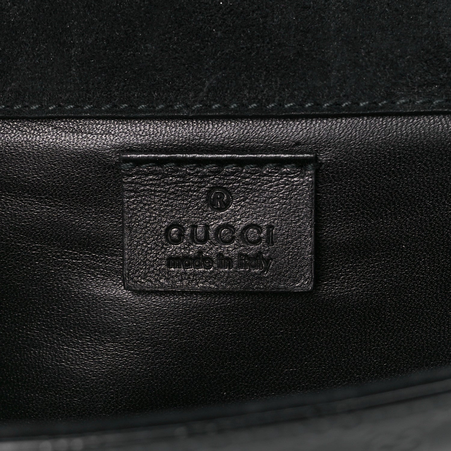 Gucci Patent Microguccissima Small Broadway Clutch Black 6 of 13