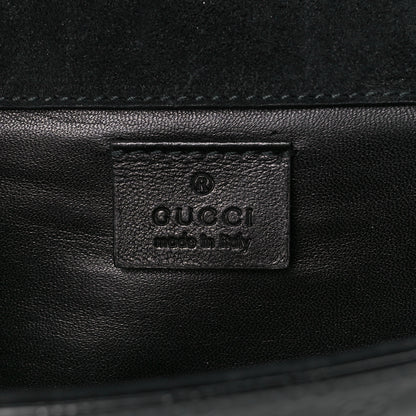 Gucci Patent Microguccissima Small Broadway Clutch Black 6 of 13
