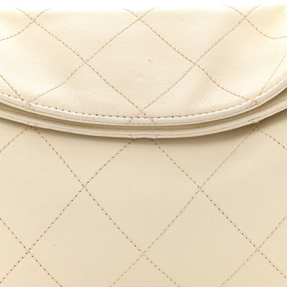 Chanel Lambskin Stitched Small Ultimate Soft Tote White 9 of 11