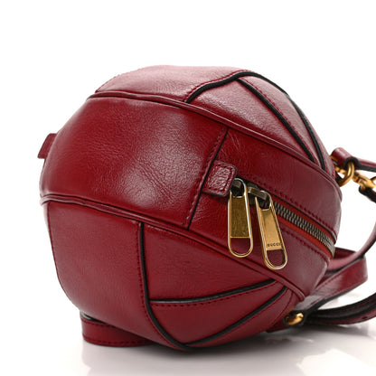 Gucci Piuma Lux Energy Mini Tifosa Basketball Shaped Shoulder Bag Romantic Cerise 8 of 10
