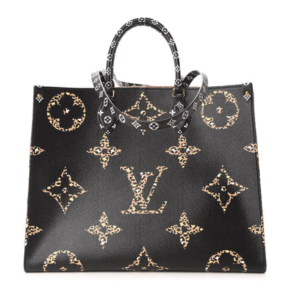 Louis Vuitton Monogram Giant Jungle Onthego GM Black 1 of 13