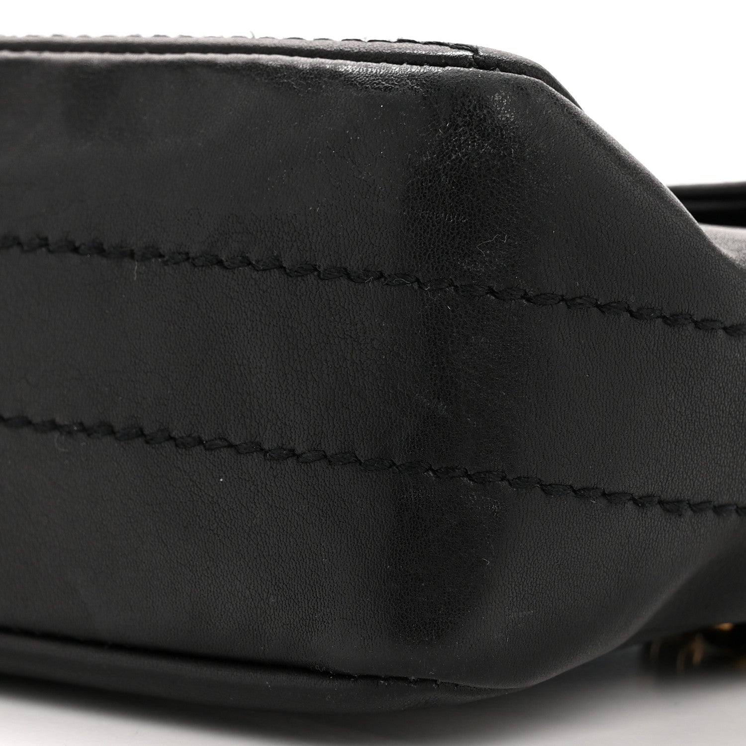 Chanel Lambskin Stitched Chocolate Bar Single Flap Black 10 of 13