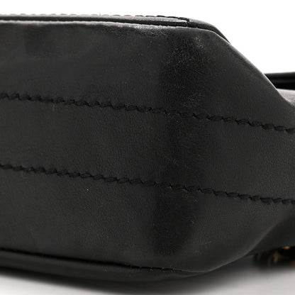 Chanel Lambskin Stitched Chocolate Bar Single Flap Black 10 of 13