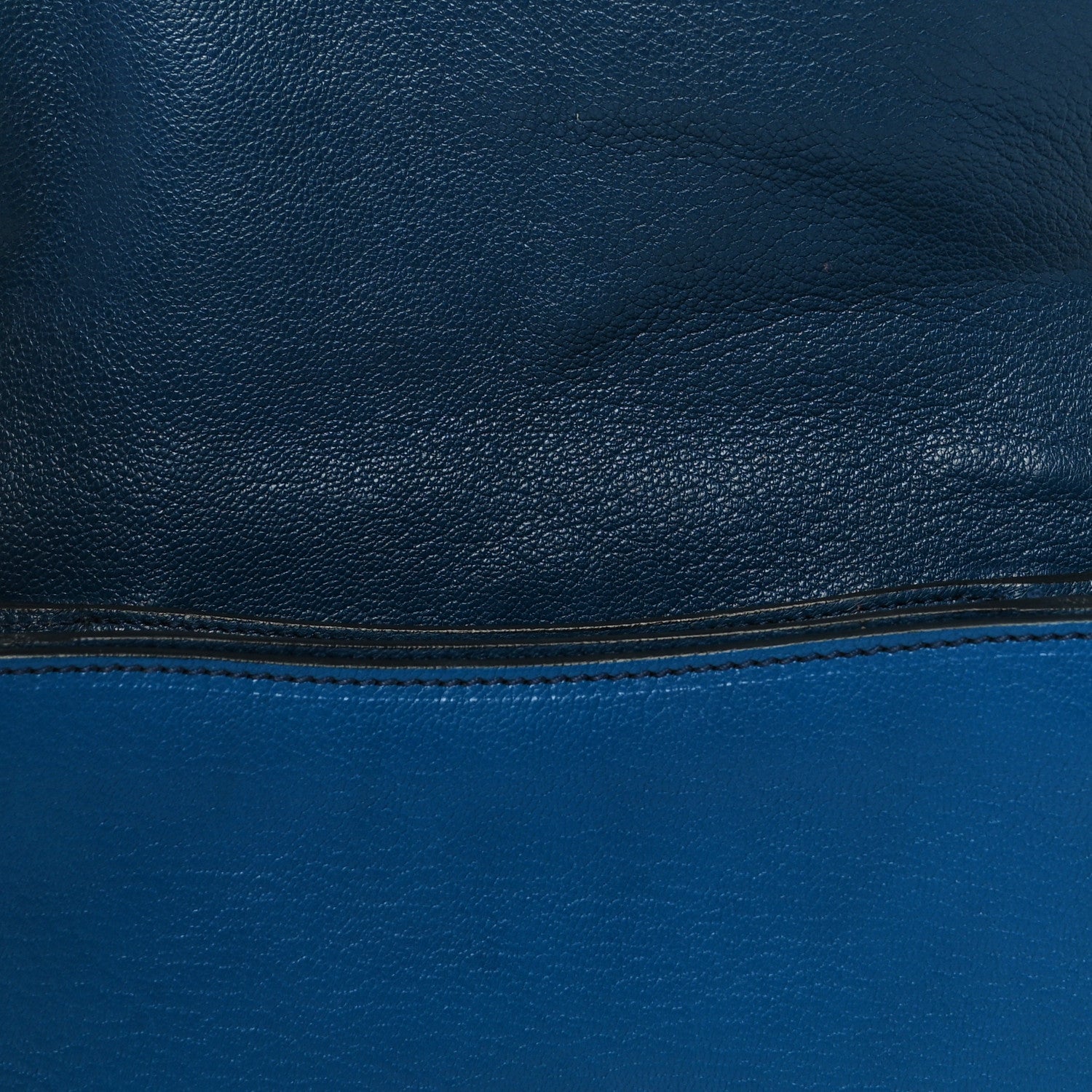 Miu Miu Vitello Phenix Madras Shoulder Bag Cobalto Marea 11 of 18