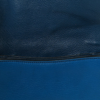 Miu Miu Vitello Phenix Madras Shoulder Bag Cobalto Marea 11 of 18