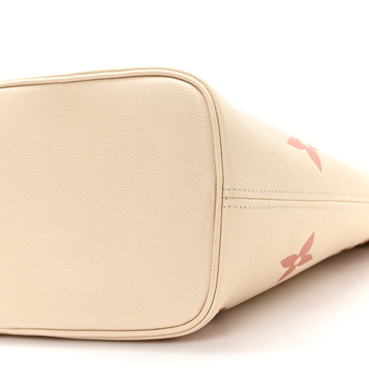Louis Vuitton Empreinte Monogram Giant Neverfull MM Creme Rose Trianon 10 of 10