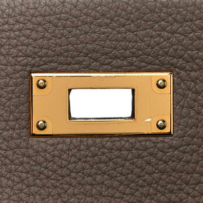 Hermes Togo Kelly Retourne 32 Etoupe 24 of 33