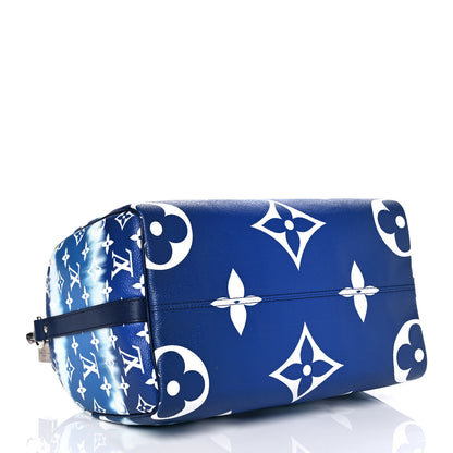 Louis Vuitton Monogram Escale Speedy Bandouliere 30 Blue 4 of 10
