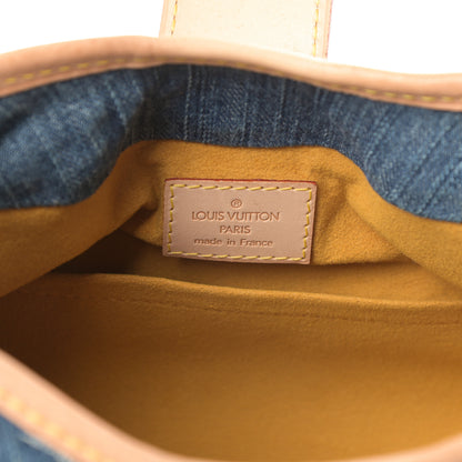 Louis Vuitton Monogram Denim Pleaty Blue 6 of 12