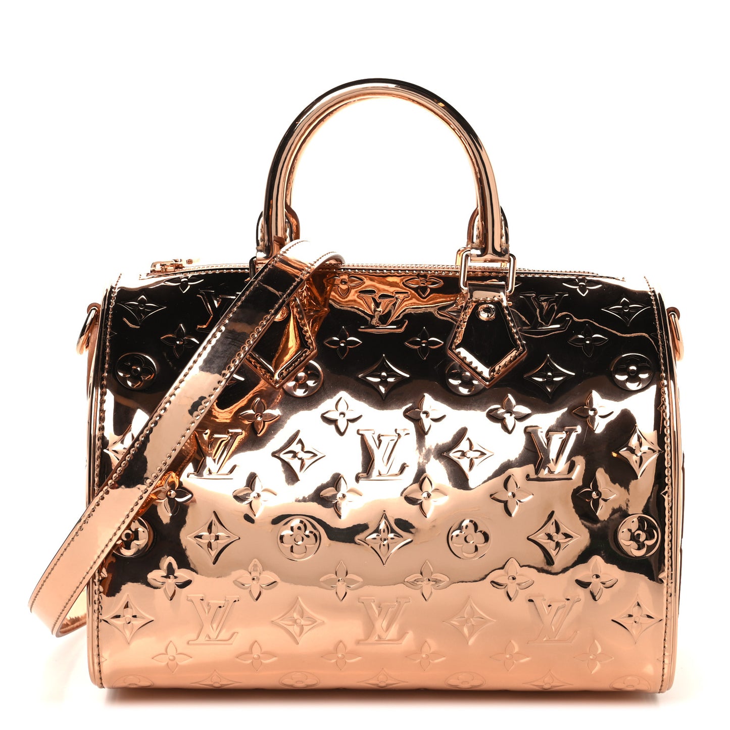 Monogram Miroir Speedy Bandouliere 25 Copper