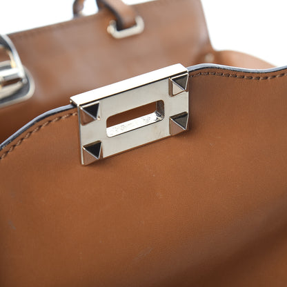 Valentino Garavani Vitello Medium Rockstud Tote Camel 13 of 16