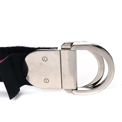Gucci Nylon Buckle Web Belt 115 46 Red Blue 4 of 5