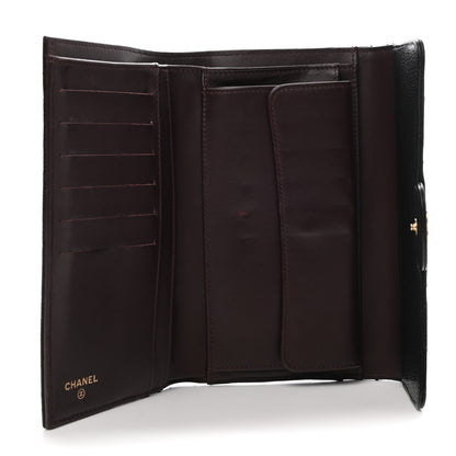 Chanel Caviar Quilted Large Flap Wallet Black 5 of 10
