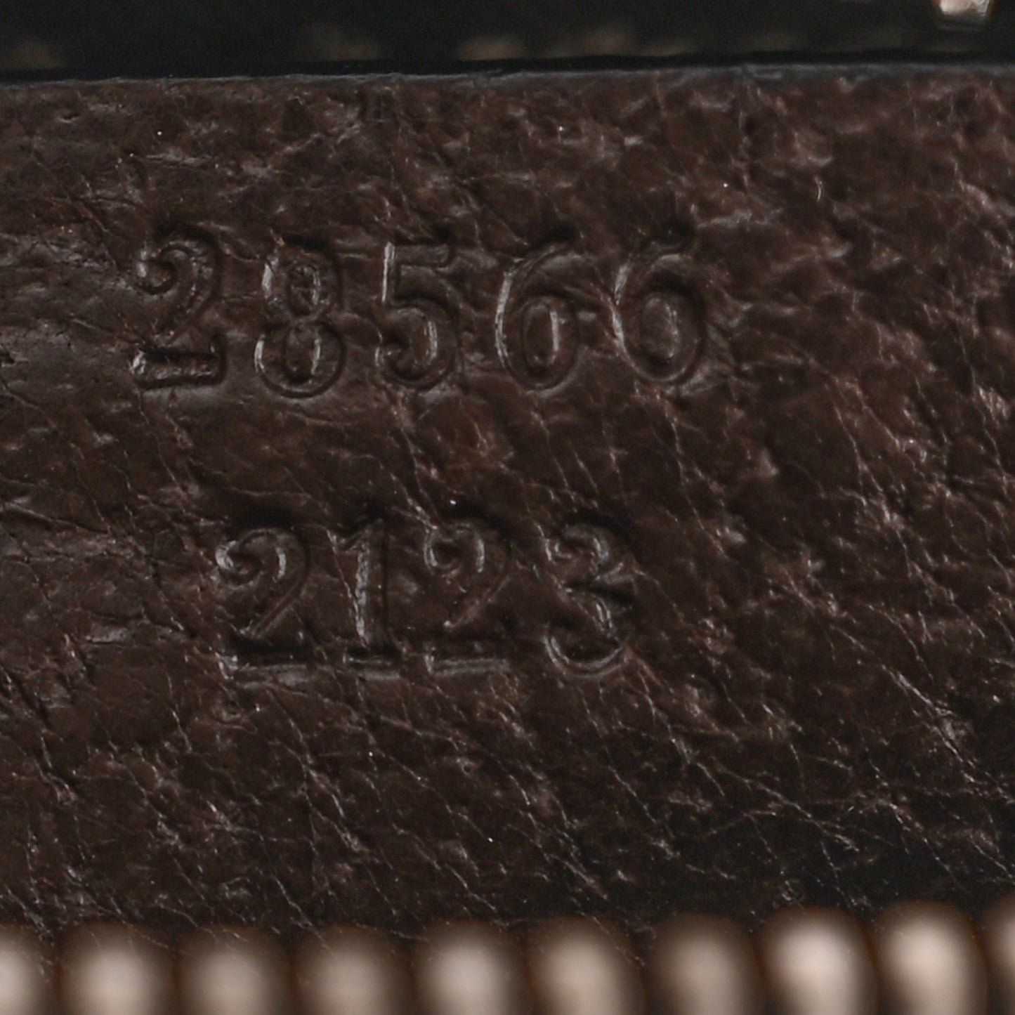 GG Monogram Web Double Pocket Belt Bag Dark Brown