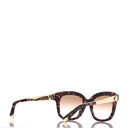 Louis Vuitton Audrey Sunglasses Z0765W Dark Tortoise 4 of 7