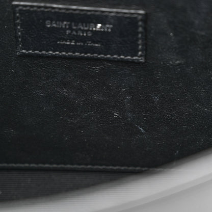Saint Laurent Grain De Poudre Medium Classic Monogram Kate Satchel Black 11 of 15