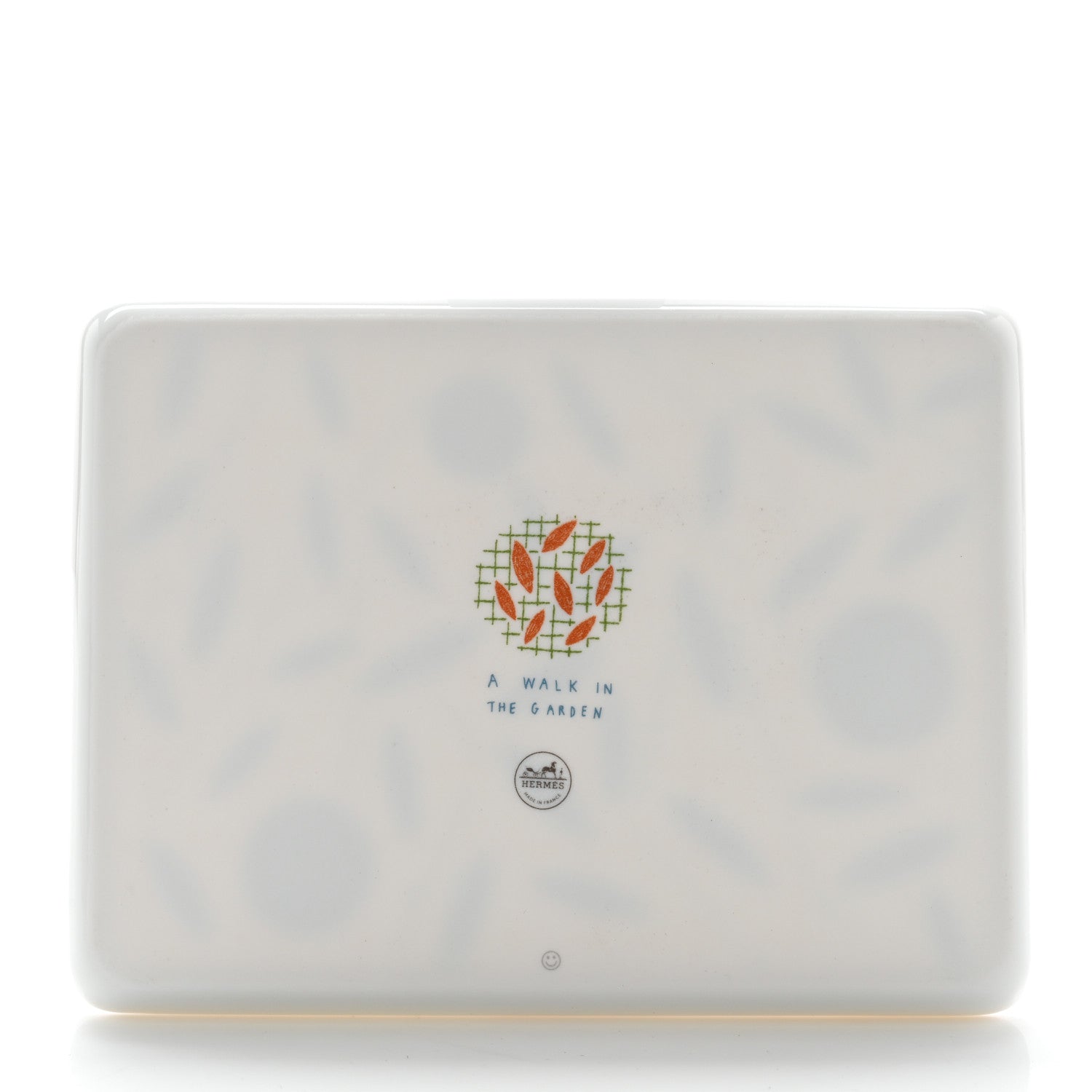 Hermes Porcelain Small A Walk In The Garden Tray 3 of 7