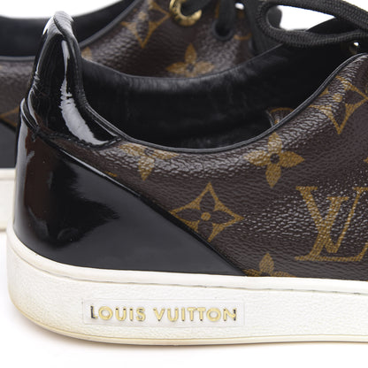 Louis Vuitton Patent Monogram Frontrow Sneakers 39 8 of 12