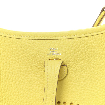 Hermes Taurillon Clemence Evelyne TPM Lime 6 of 8