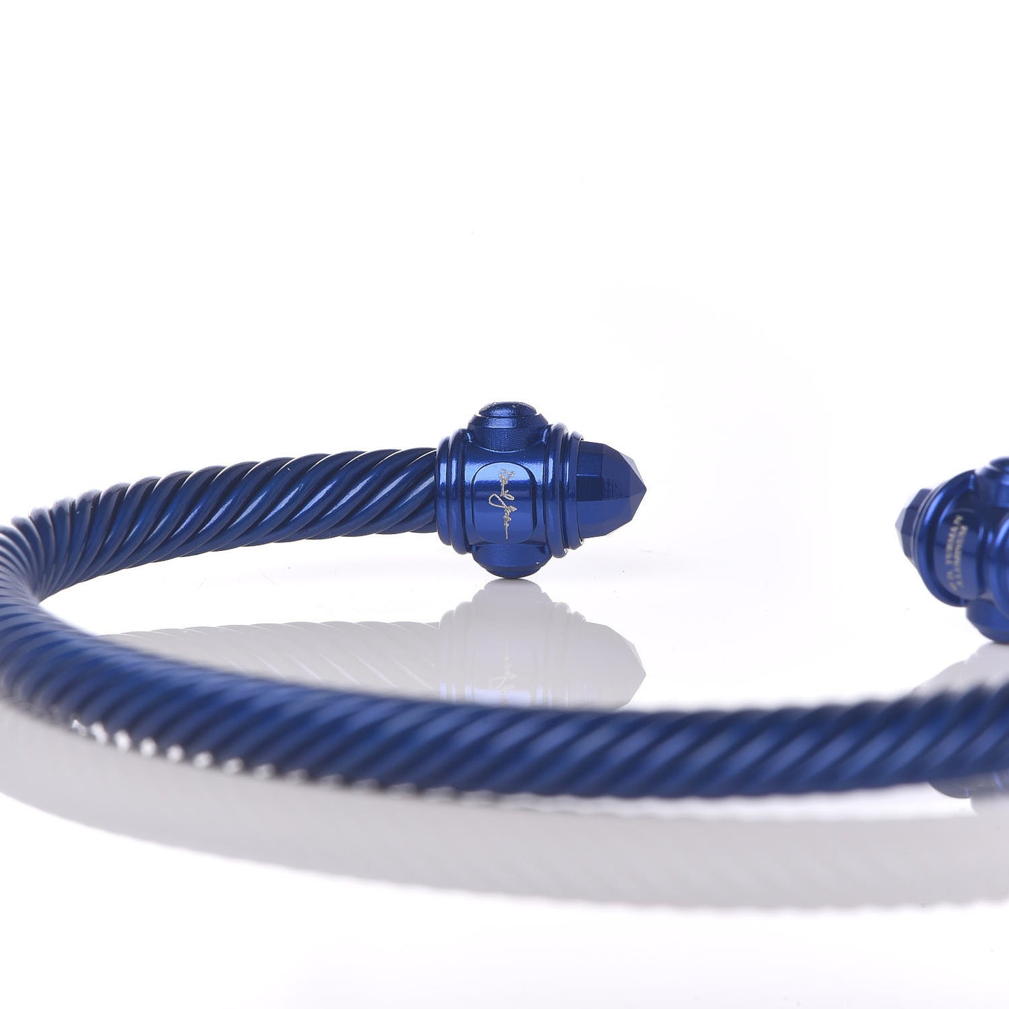 Aluminum 5mm Renaissance Bracelet Blue