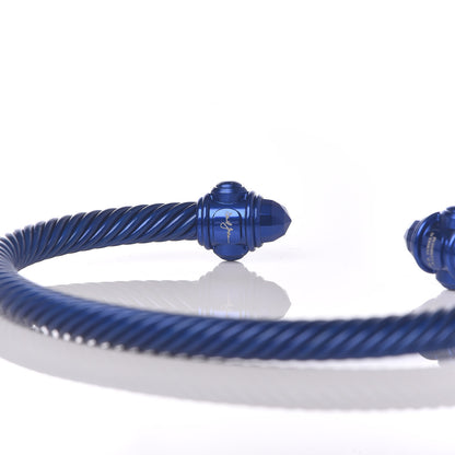 David Yurman Aluminum 5mm Renaissance Bracelet Blue 5 of 5
