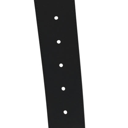 Gucci Plutone Calfskin Geometric Double G 40mm Belt 80 32 Black 4 of 4