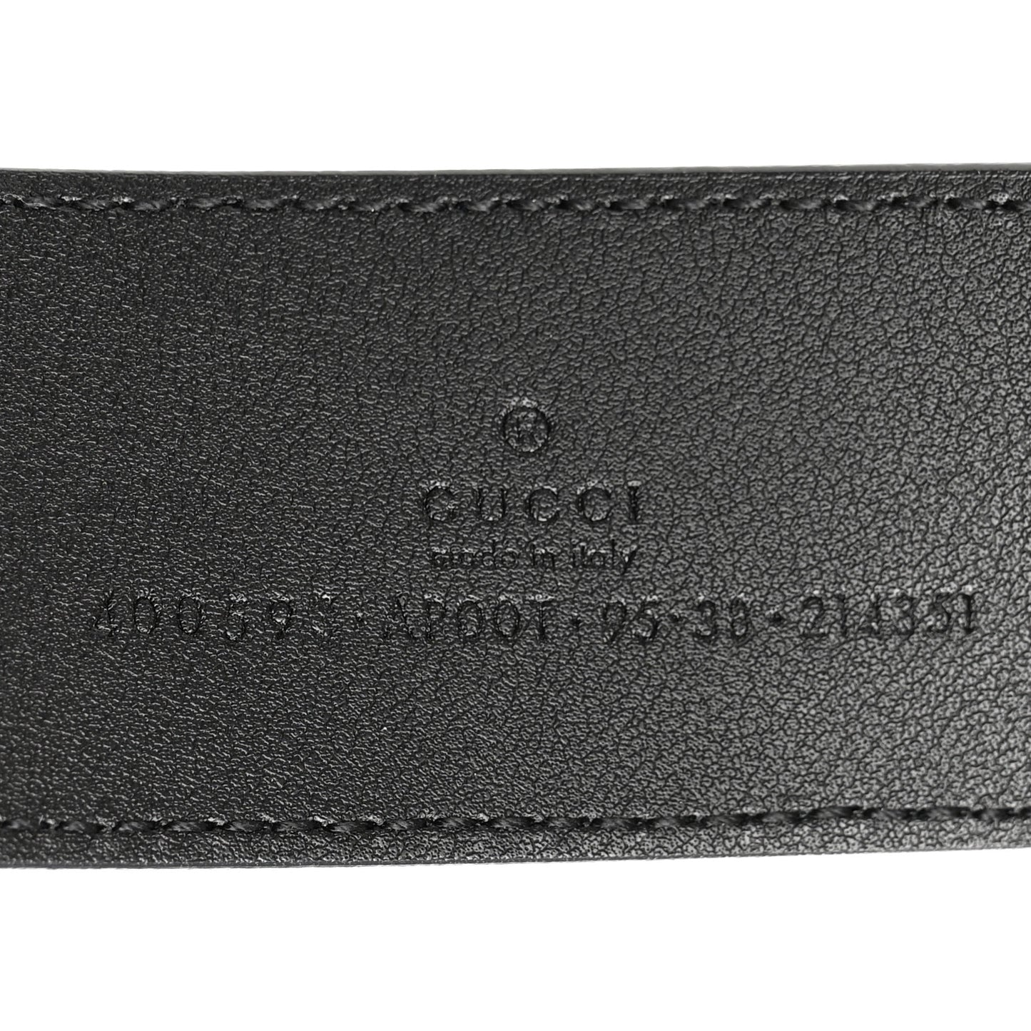 Calfskin Double G 40mm Belt 95 38 Black
