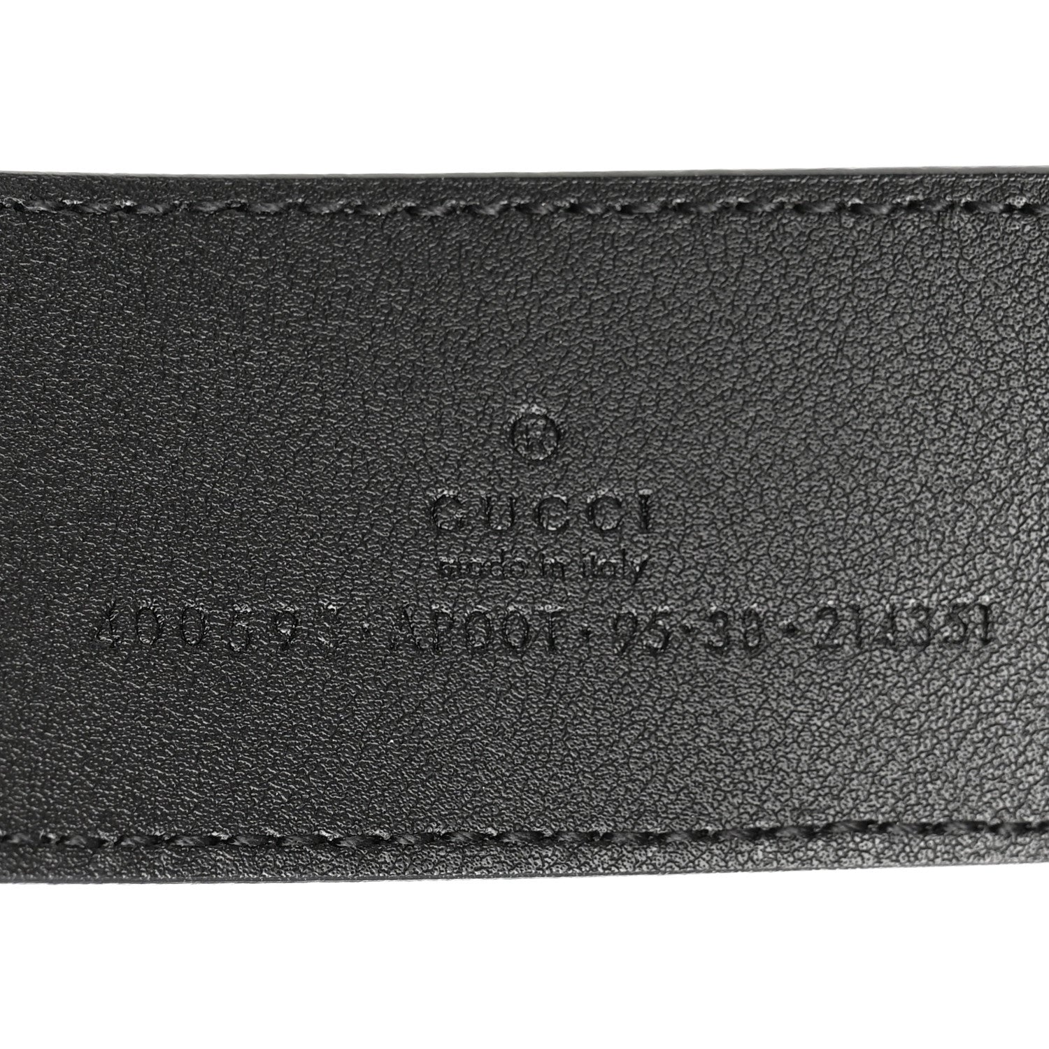 Gucci Calfskin Double G 40mm Belt 95 38 Black 5 of 7