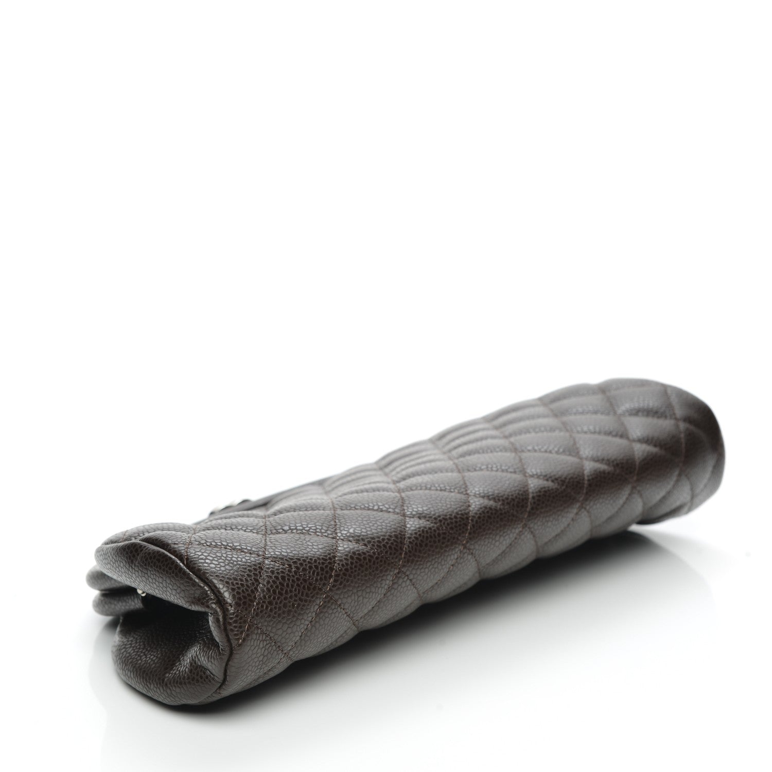 Chanel Caviar Quilted Timeless Clutch Dark Brown 4 of 7