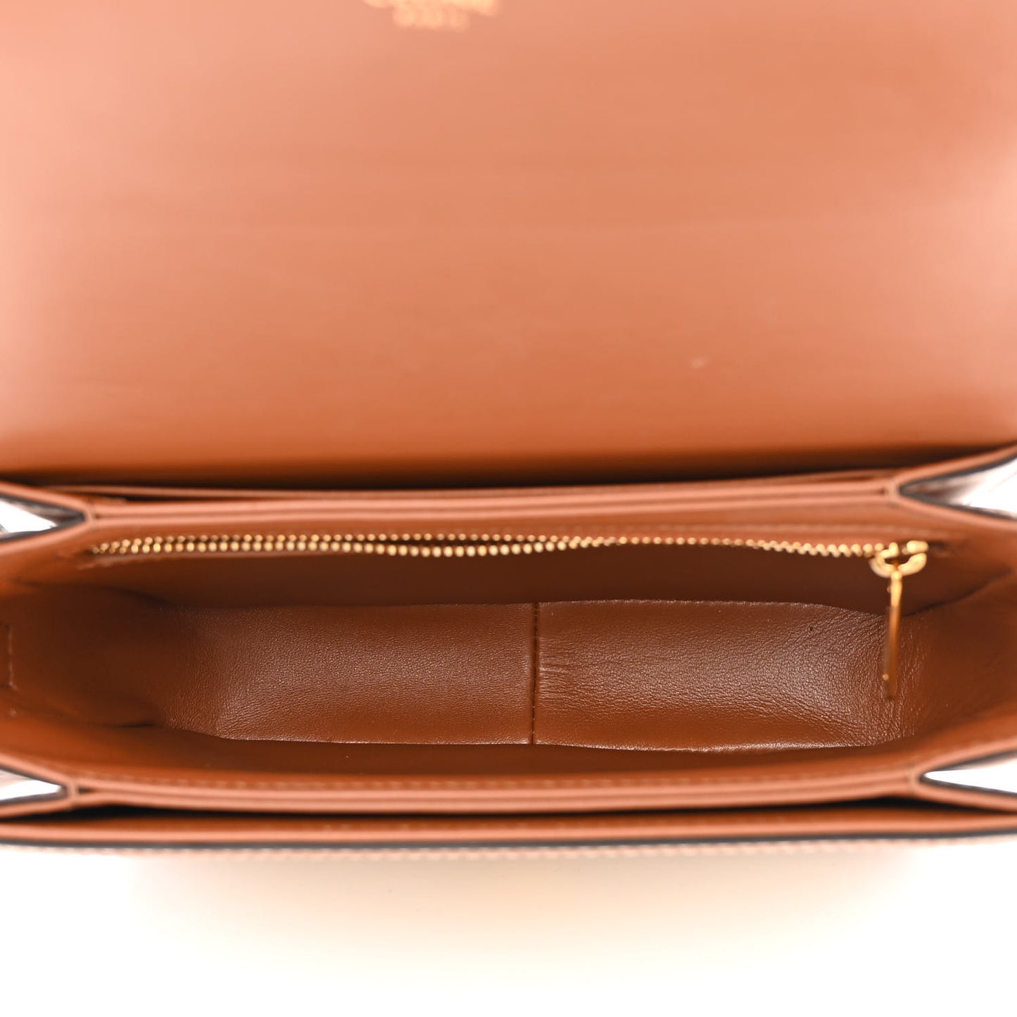 Textile Natural Calfskin Teen Triomphe Tan White