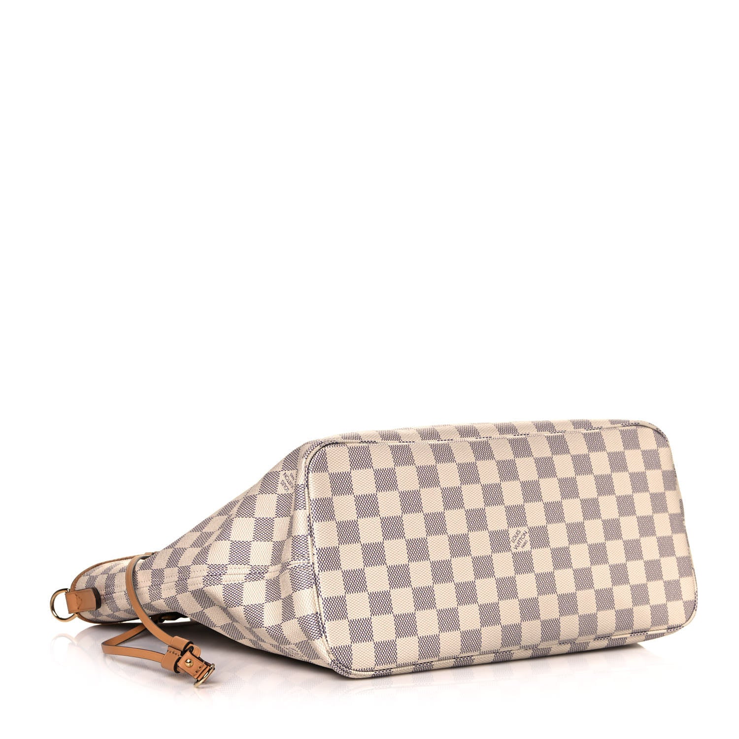 Louis Vuitton Damier Azur Braided Neverfull MM Orange 5 of 14