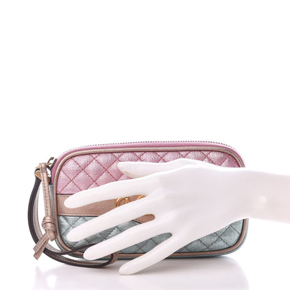 Gucci Laminated Nappa Trapuntata Zumi iPhone Case Rosa Lago Rame 2 of 9