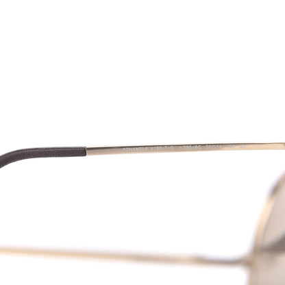 Chanel Aviator CC Sunglasses 4189-T-Q Gold 5 of 8