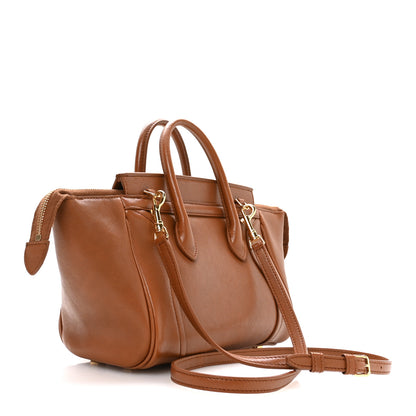 Celine Supple Shiny Lambskin Little New Luggage Soft Tan 2 of 10