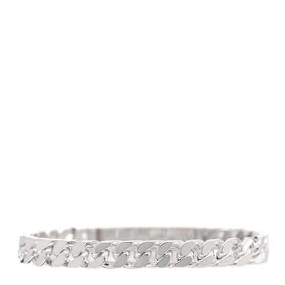 Hermes Sterling Silver TPM Kelly Gourmette Bracelet SH 2 of 4
