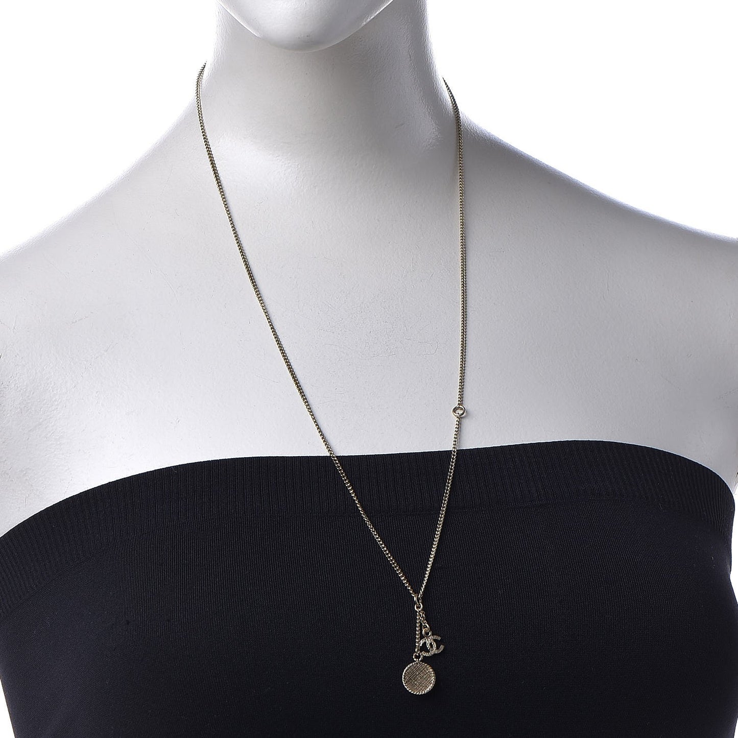 No 5 CC Necklace Gold