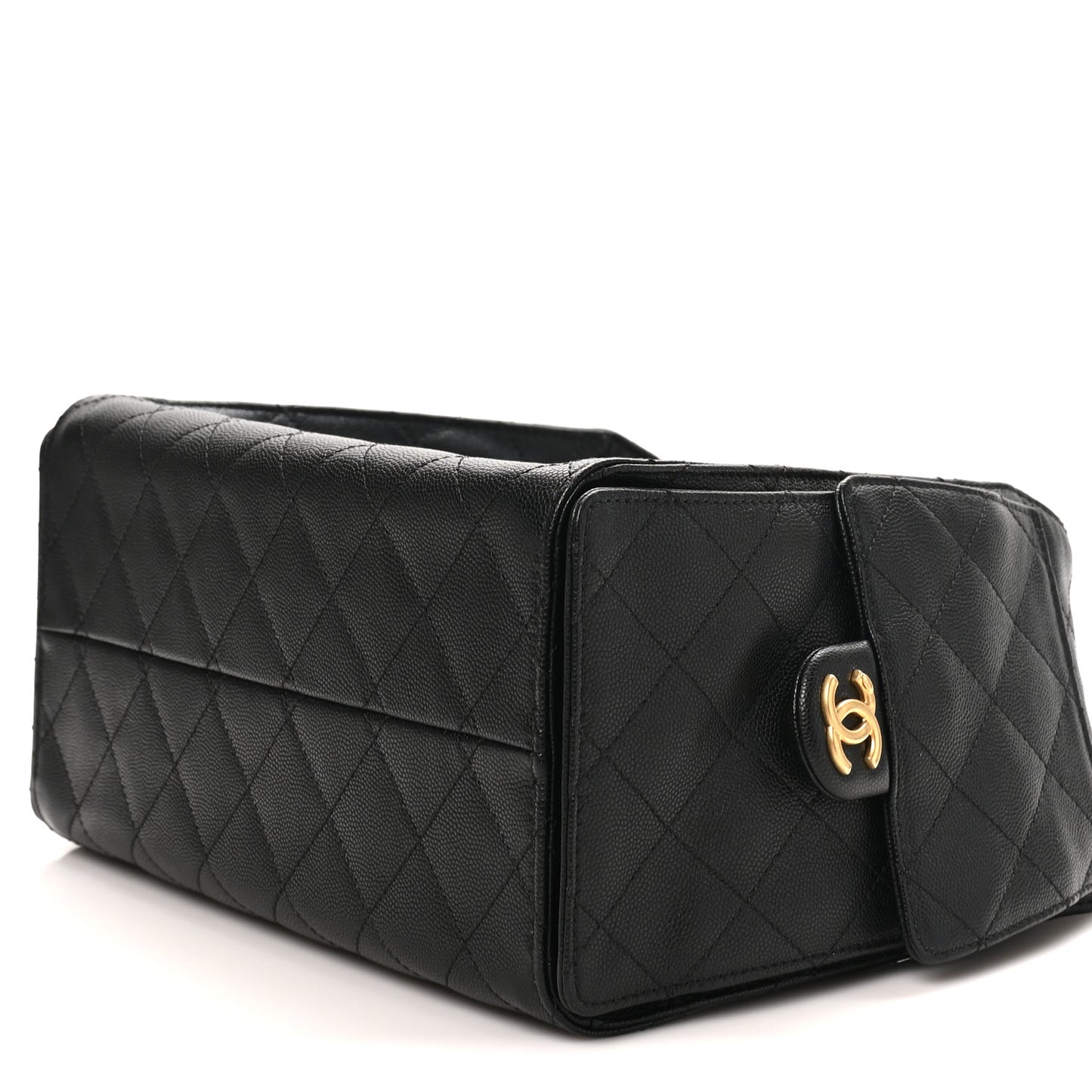 Caviar Quilted Small Chanel 25 Handbag Black