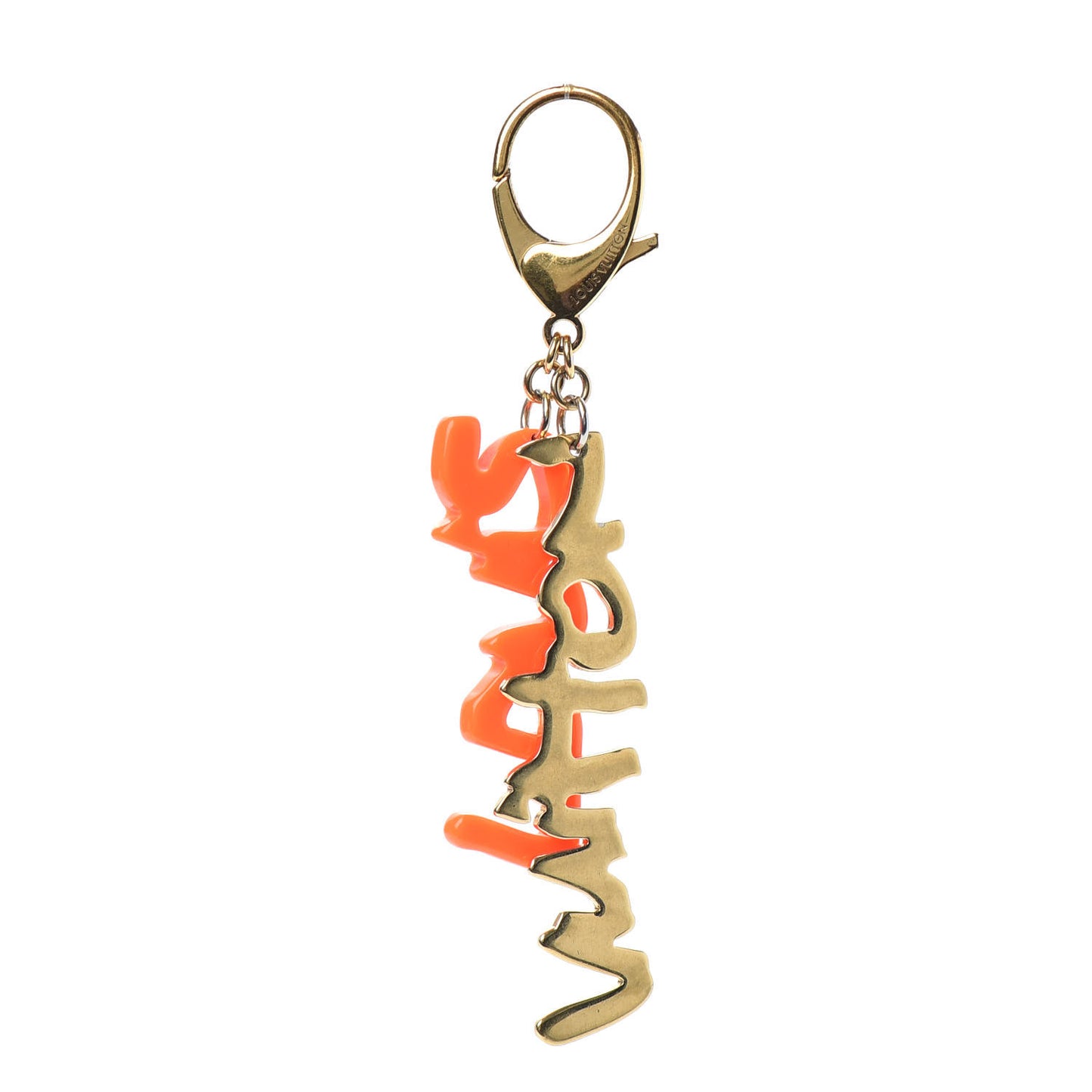 Graffiti Bag Charm Orange