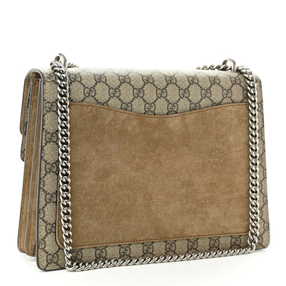 Gucci GG Supreme Monogram Medium Dionysus Shoulder Bag Taupe 3 of 10