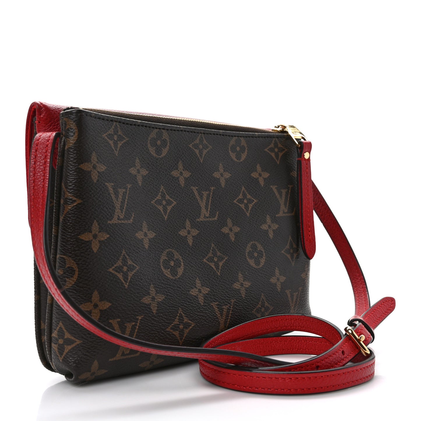 Monogram Twice Pochette Cherry