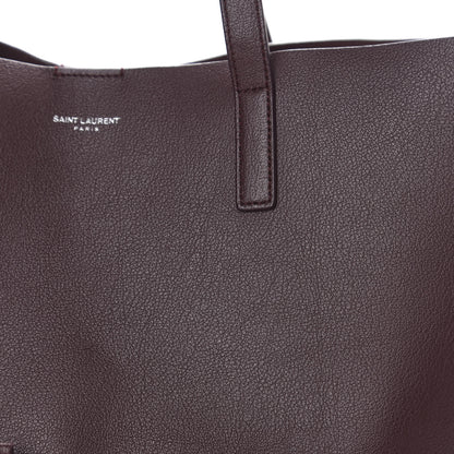 Saint Laurent Calfskin Large Fringe Shopping Tote Amaranto 9 of 10