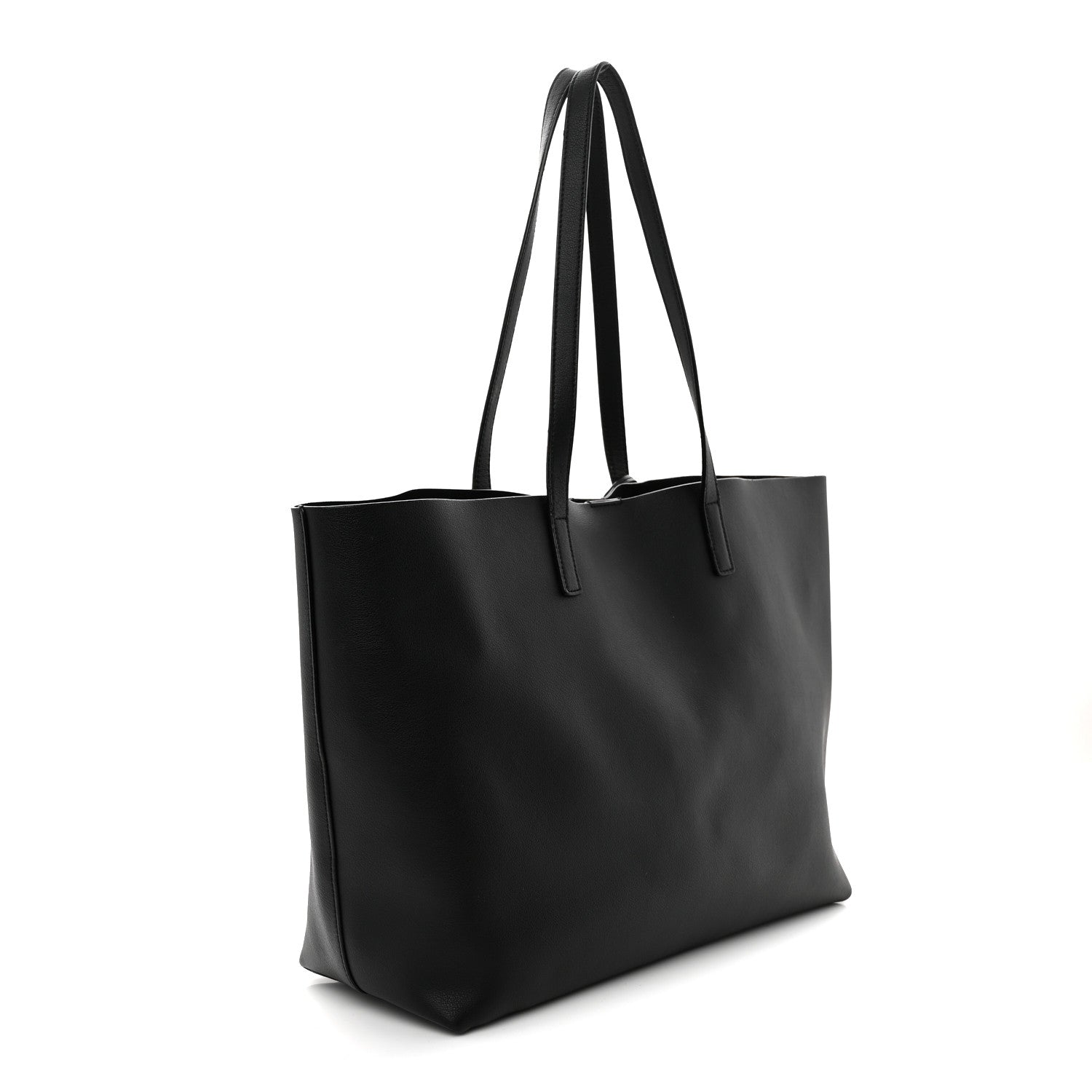 Saint Laurent Calfskin Large Shopping Tote Black 4 of 13