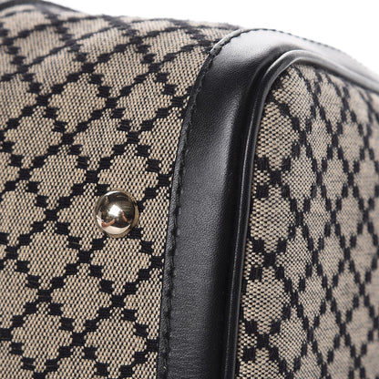 Gucci Diamante Vintage Web Medium Boston Black 13 of 15