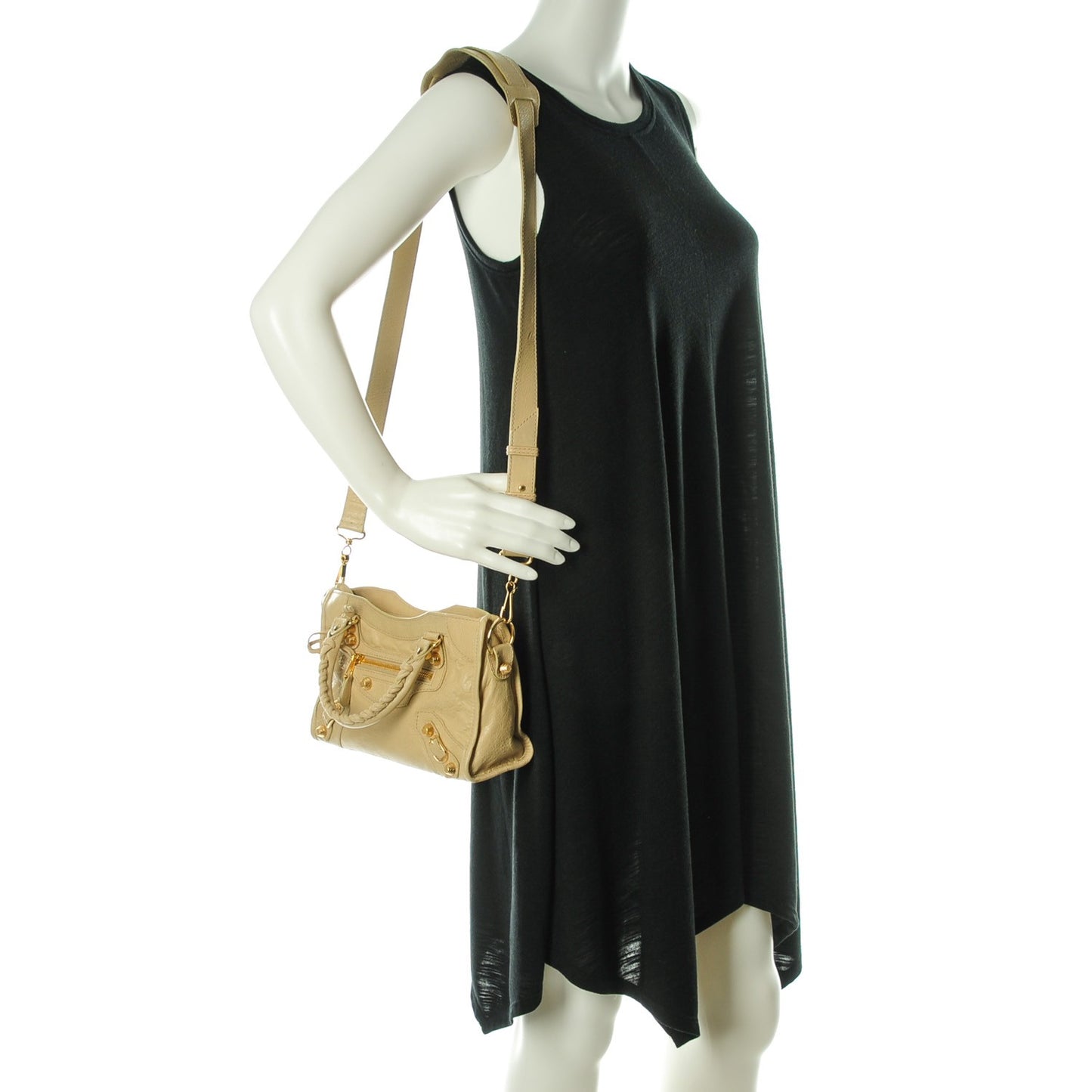 Agneau Giant 12 Gold Hardware Mini City Dune