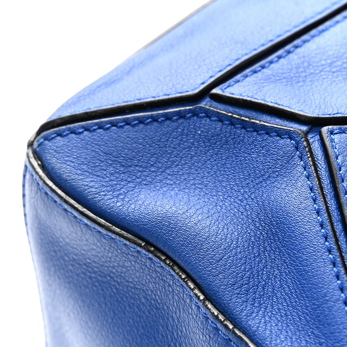 Calfskin Medium Puzzle Bag Electric Blue