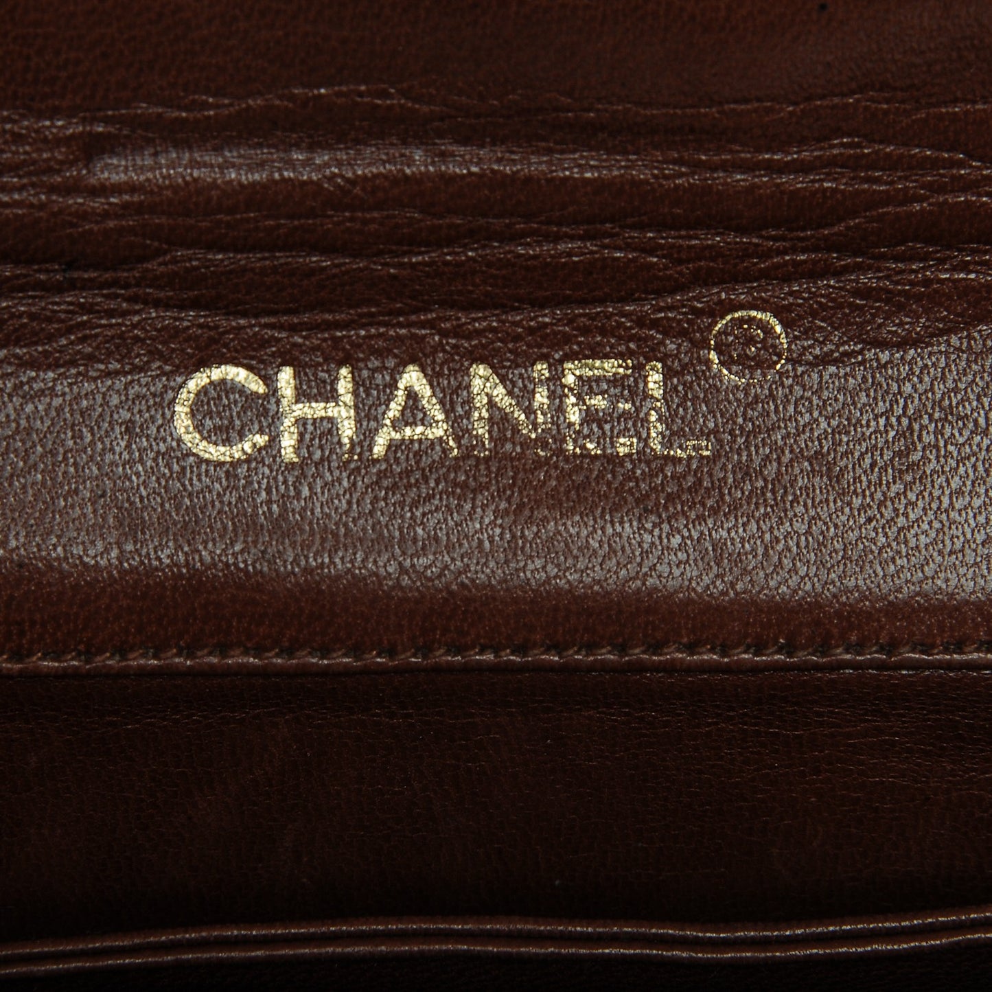 Alligator Mini Flap Shoulder Bag Brown